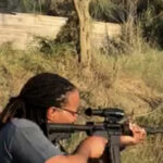 Rifle shooting...